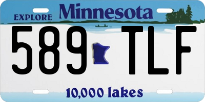 MN license plate 589TLF