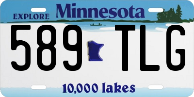 MN license plate 589TLG