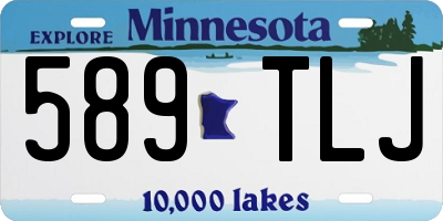 MN license plate 589TLJ
