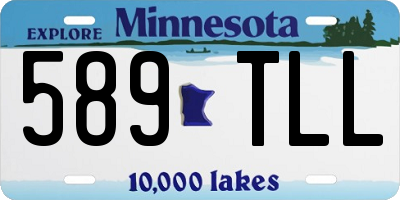 MN license plate 589TLL