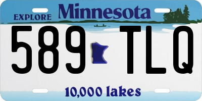MN license plate 589TLQ