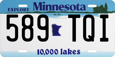 MN license plate 589TQI