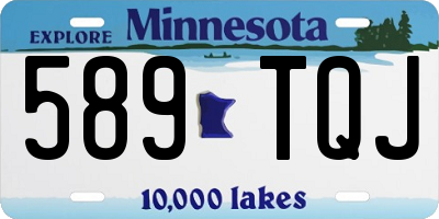 MN license plate 589TQJ