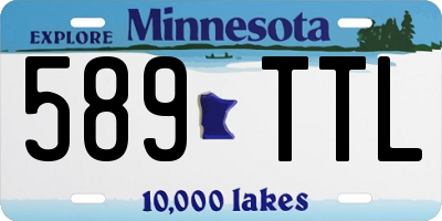MN license plate 589TTL