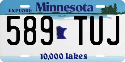MN license plate 589TUJ
