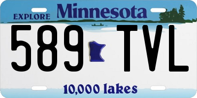 MN license plate 589TVL