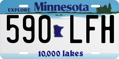 MN license plate 590LFH