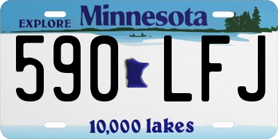 MN license plate 590LFJ