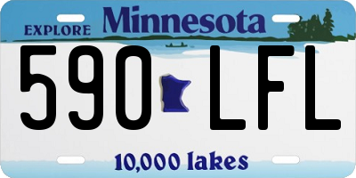 MN license plate 590LFL