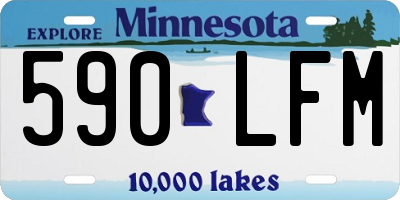 MN license plate 590LFM