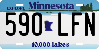 MN license plate 590LFN