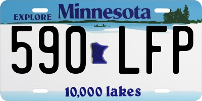 MN license plate 590LFP
