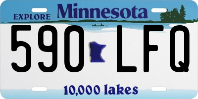 MN license plate 590LFQ