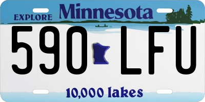 MN license plate 590LFU