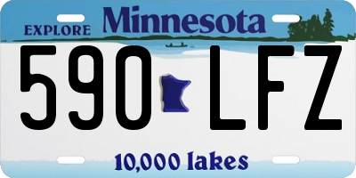 MN license plate 590LFZ