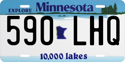 MN license plate 590LHQ