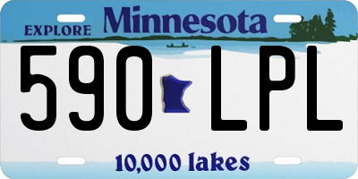 MN license plate 590LPL
