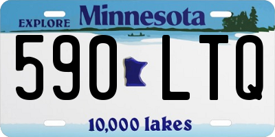 MN license plate 590LTQ