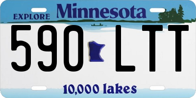 MN license plate 590LTT