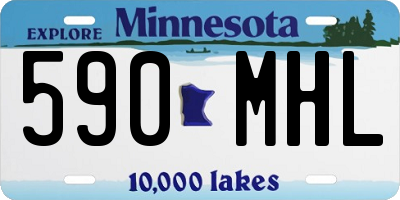 MN license plate 590MHL