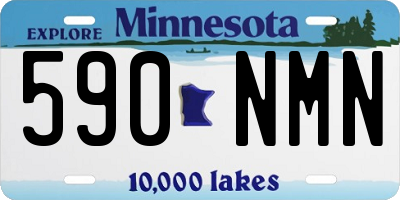 MN license plate 590NMN