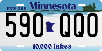 MN license plate 590QQO