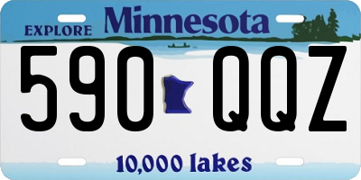 MN license plate 590QQZ
