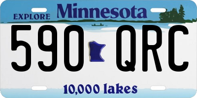MN license plate 590QRC