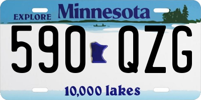MN license plate 590QZG