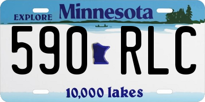 MN license plate 590RLC