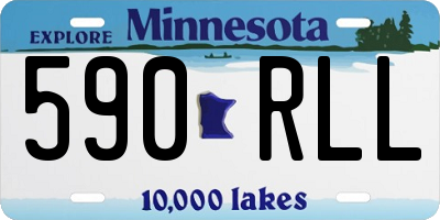 MN license plate 590RLL