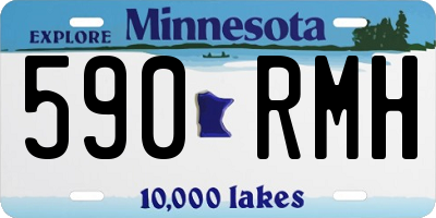 MN license plate 590RMH