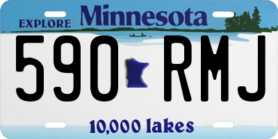MN license plate 590RMJ