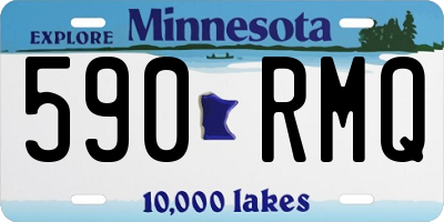 MN license plate 590RMQ