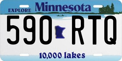 MN license plate 590RTQ