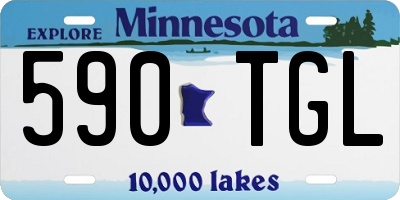 MN license plate 590TGL