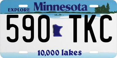 MN license plate 590TKC