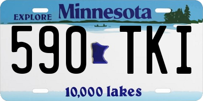 MN license plate 590TKI