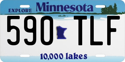 MN license plate 590TLF