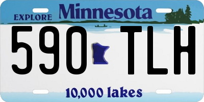 MN license plate 590TLH