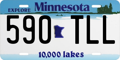 MN license plate 590TLL