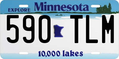 MN license plate 590TLM