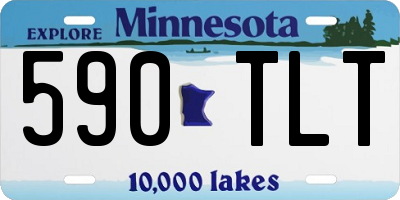 MN license plate 590TLT