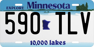 MN license plate 590TLV