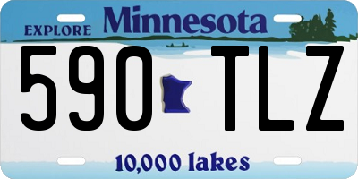 MN license plate 590TLZ