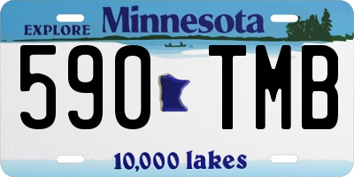 MN license plate 590TMB