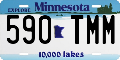 MN license plate 590TMM