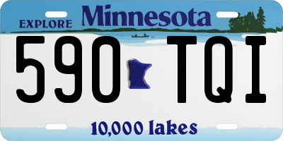 MN license plate 590TQI