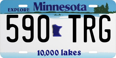 MN license plate 590TRG