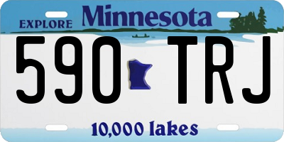 MN license plate 590TRJ